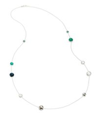 Ippolita | Blue Wonderland Neptune Semi-precious Multi-stone & Sterling Silver Lollipop Station Necklace | Lyst