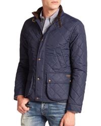 Polo Ralph Lauren | Blue Cadwell Quilted Bomber Jacket for Men | Lyst