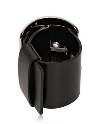 Givenchy | Black 60mm Buckle Leather Bracelet for Men | Lyst