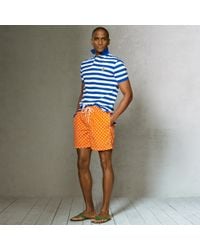 Polo Ralph Lauren | Orange Traveler Swim Shorts for Men | Lyst