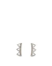 Rebecca Minkoff | Metallic Triangle Climber Earring | Lyst