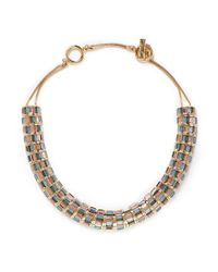 St. John | Green 'rondelle' Swarovski Crystal Necklace | Lyst