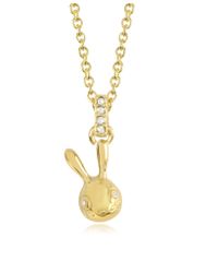 Marc By Marc Jacobs | Metallic Bunny Tiny Pendant | Lyst