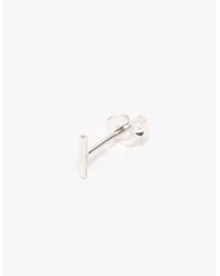Kathleen Whitaker | Metallic Staple Stud Silver | Lyst