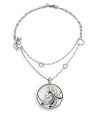 John Hardy | Metallic Bedeg Colibri Black Chalcedony Black Sapphire Sterling Silver Sautoir Pendant Necklace | Lyst