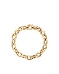 Monica Rich Kosann | Metallic 18k Yellow Gold Handmade Elizabeth Link Small Ultra Chain Bracelet | Lyst