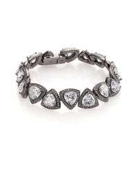 Adriana Orsini | Black Athena Trillion Bracelet/gunmetal-tone | Lyst