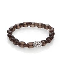 John Hardy | Black Batu Classic Beaded Bracelet | Lyst