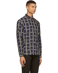 Paul Smith | Black - Floral Print Shirt - Men - Cotton - 16 for Men | Lyst