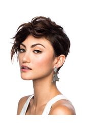 Lulu Frost - Black Nightshade Drop Earring - Lyst