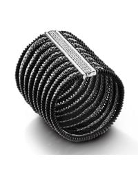 John Hardy | Black Extra-Wide Multi-Row Bracelet | Lyst