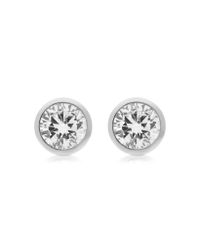 Michael Kors - Metallic Brilliance Metal And Crystal Stud Earrings - Lyst