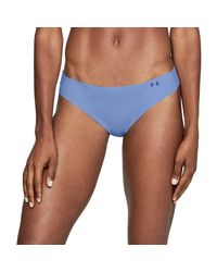 Under Armour Blue Pure Stretch Thong Underwear