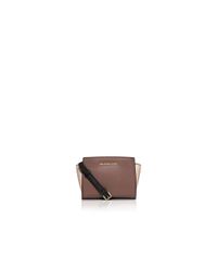 MICHAEL Michael Kors | Pink Mini Selma Color Block Messenger Crossbody | Lyst