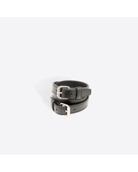 Balenciaga | Black Triple Tour Bracelet for Men | Lyst