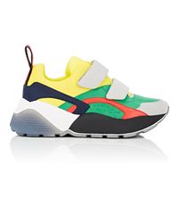 Stella McCartney Blue Eclypse Colorblocked Sneakers for men