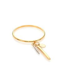 Chloé | Metallic Harlow Three-charm Bangle Bracelet | Lyst