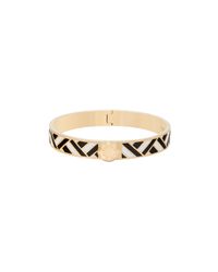 Trina Turk | White Enamel Bangle Br | Lyst