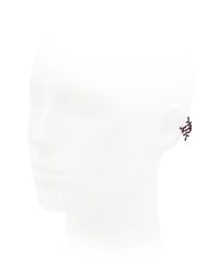 Joelle Jewellery | Purple Leaf Ear Cuff | Lyst