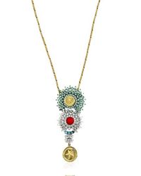 Iosselliani | Metallic Full Metal Jewels Necklace | Lyst
