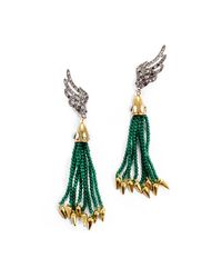 Lulu Frost | Green Swift Nomadic Earring | Lyst