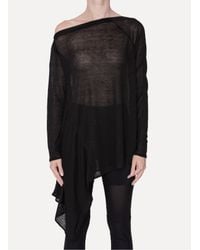 Lost & Found - Black Square Top - Lyst