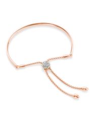 Monica Vinader | Metallic Fiji Diamond Toggle Bracelet | Lyst
