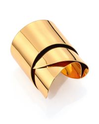Alexis Bittar | Metallic Miss Havisham Liquid Geometric Ribbon Cuff Bracelet | Lyst