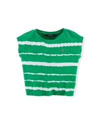Ralph Lauren | Green Tie-dyed Cotton Shirt | Lyst