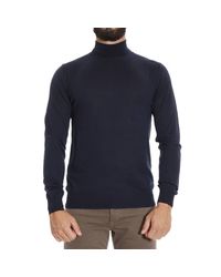 Paolo Pecora | Blue Sweater Turtlneck Basic Wool for Men | Lyst