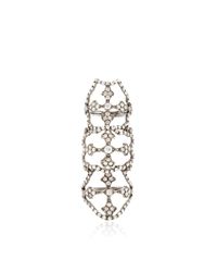 Loree Rodkin | Metallic Fancy Cross Bondage Ring | Lyst
