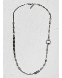 John Varvatos | Metallic Multi Mix Silver Necklace for Men | Lyst