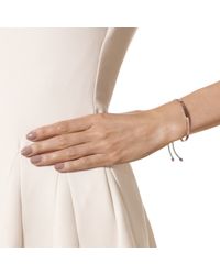 Monica Vinader | Metallic Fiji Diamond Toggle Friendship Bracelet | Lyst