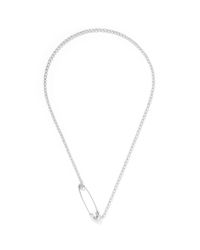 Giles & Brother | Metallic Safety Pin Necklace for Men | Lyst