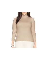 Ralph Lauren | Brown Lauren Turtleneck Sweater | Lyst