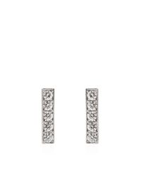 Finn | Metallic Souvenir Diamond Huggies | Lyst
