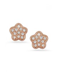 Dana Rebecca | Pink Rima Naya Earring In Rose Gold | Lyst