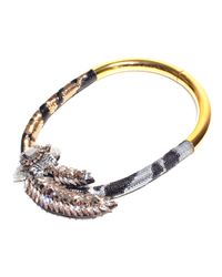 Shourouk | Multicolor Tiger Comet Necklace | Lyst