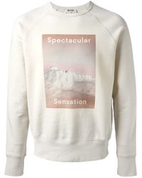 acne studios sweatshirt white