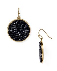 ABS By Allen Schwartz | Metallic Bead Set Drop Earrings | Lyst