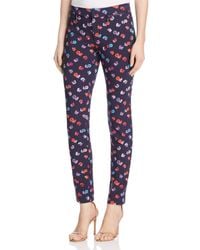 Rebecca Taylor - Blue Sakura Floral Pants - Lyst