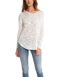 Helmut Lang - White Silk Pullover - Lyst