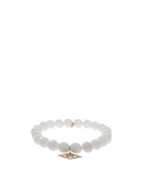 Sydney Evan | White Eye Pendant Bracelet | Lyst