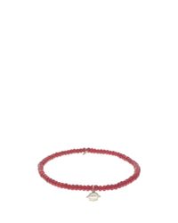 Sydney Evan | Red Hamsa Charm Bracelet | Lyst