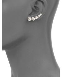 Ca&Lou | Metallic Sparkle Slipon Earrings | Lyst