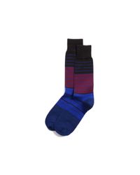 Paul Smith | Black Irie Stripe Socks for Men | Lyst