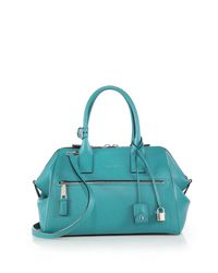Marc Jacobs | Blue Incognito Small Textured Leather Top-handle Bag | Lyst