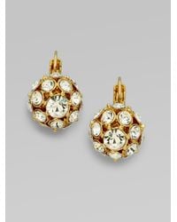kate spade new york | Metallic Lady Marmalade Ball Leverback Earrings/Goldtone | Lyst