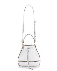 Moschino | Zippers Bucket Bag In White | Lyst