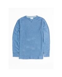 Billy Reid - Blue Thermo Crew for Men - Lyst